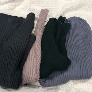One size fits all ribbed long sleeve shirt